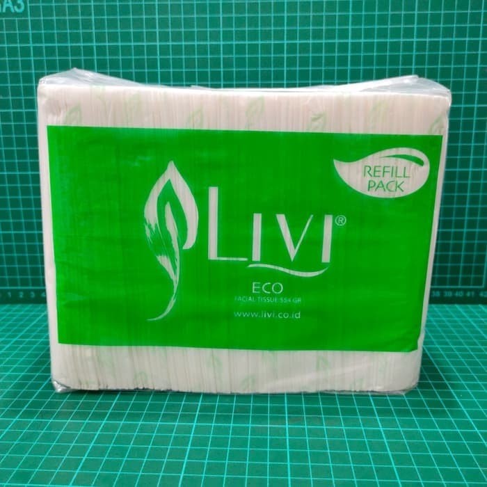 Jual Tissue LIVI ECO Refill Pack 600s Tisu Muka Facial Tissue 600 lembar Kota Tangerang