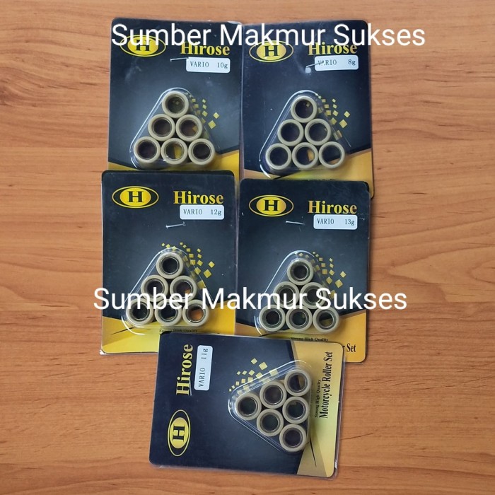 Foto Produk ROLLER ROLER VARIO KARBU BEAT FI SCOOPY FI LAMA 7 8 9 10 11Gram HIROSE dari sumbermakmursukses