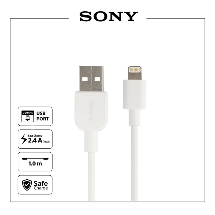 Jual SONY CP-AL100 White Lightning Cable for Iphone/Ipad