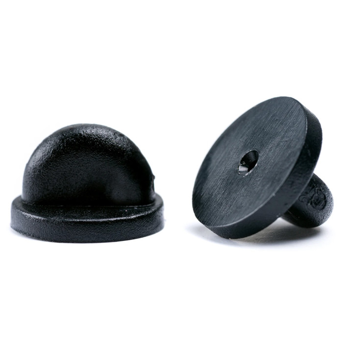 Jual Rubber Pin Back / Black / Clutch Clasp Back Tutup Penjepit Karet