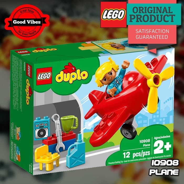  Jual  LEGO  Original DUPLO 10908 Plane Mainan  Anak Edukasi 