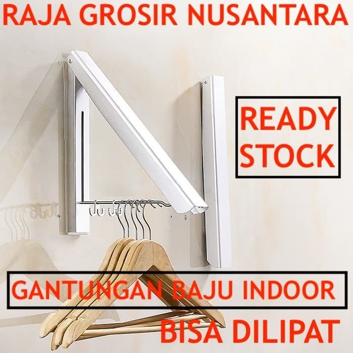  Jual  Gantungan  Baju  INDOOR HIDDEN SEGITIGA STAINLESS 