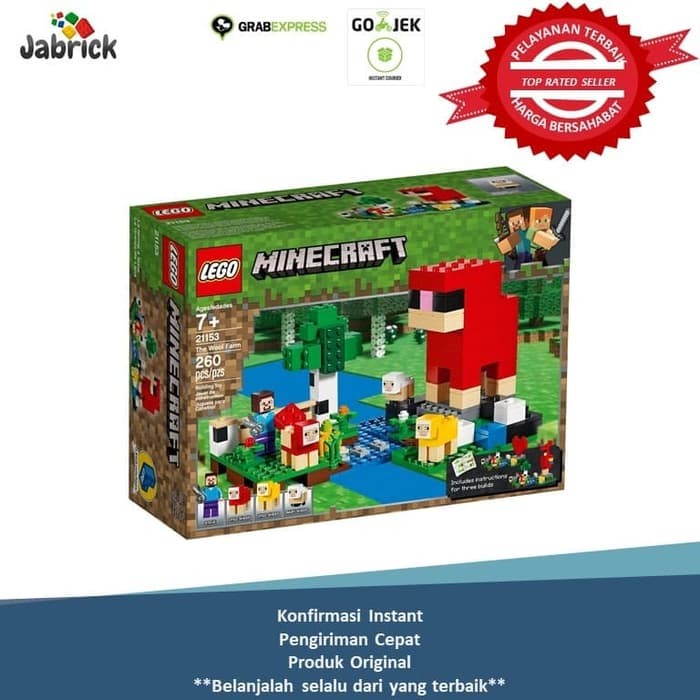 minecraft lego 21153