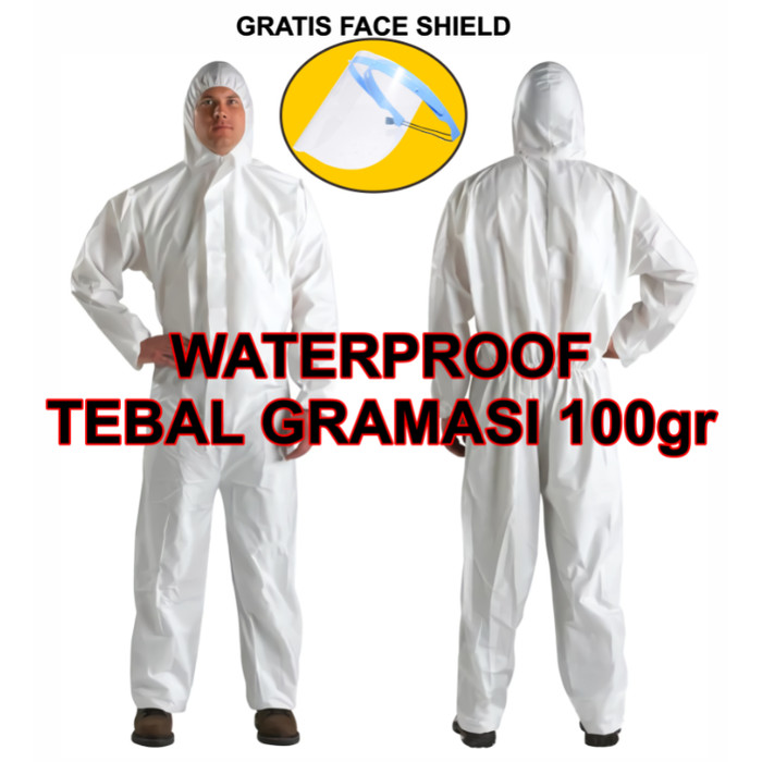 Jual Baju  Apd  Hazmat Waterproof  Medis Overall Pelindung 