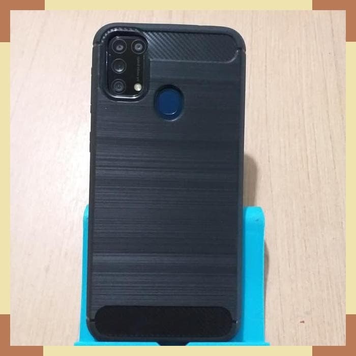 Jual Samsung M31 Case Carbon Fiber Soft Jelly Carbon