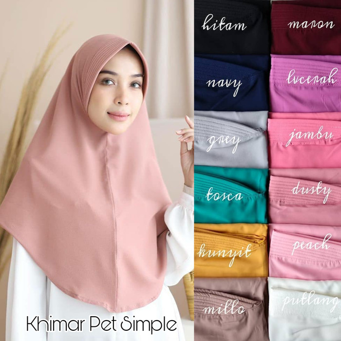 Foto Produk Khimar Simple Pet Antem - Tulis catatan dari SalStore
