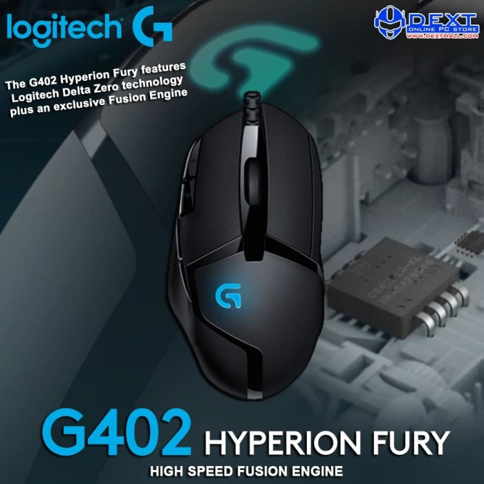 Jual Logitech G402 Hyperion Fury FPS Gaming Mouse - Jakarta Pusat - DextMall | Tokopedia