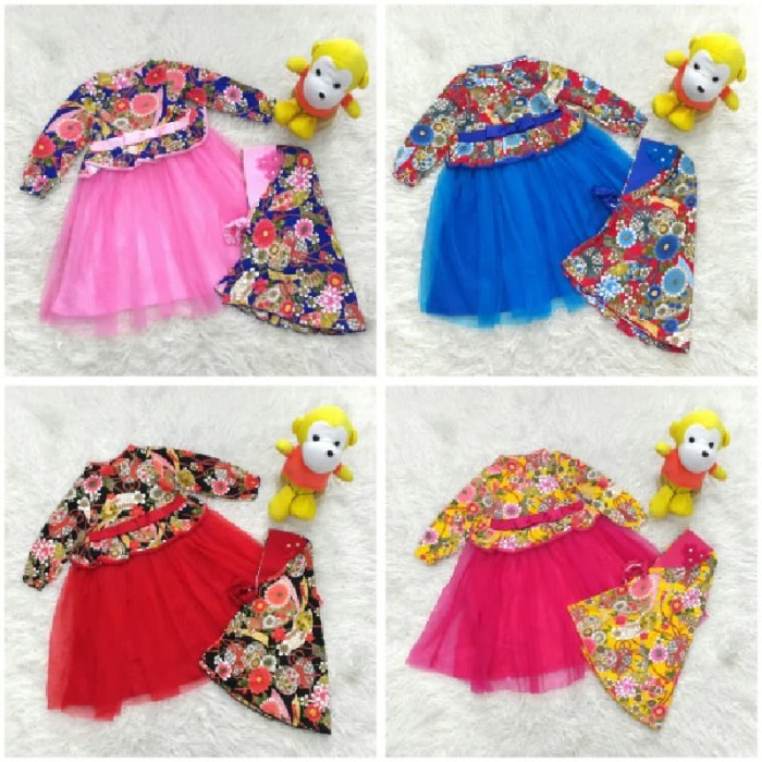 Jual Promo Baju Muslim Gamis Anak Bayi Perempuan Bunga Pita Pinggang Kota Medan Kaputshop Tokopedia