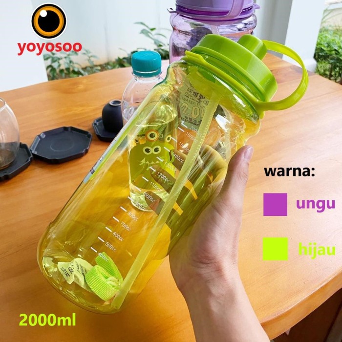 Jual Botol Minum JUMBO 2 LITER - BZ 222 Tempat Air Minum