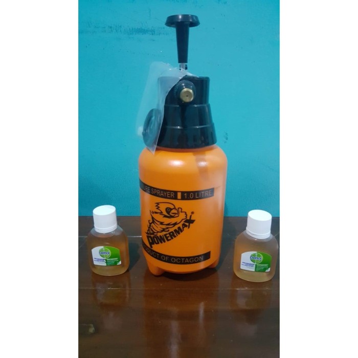 Jual 1 Set Disinfektan Sprayer alat semprot beserta dettol