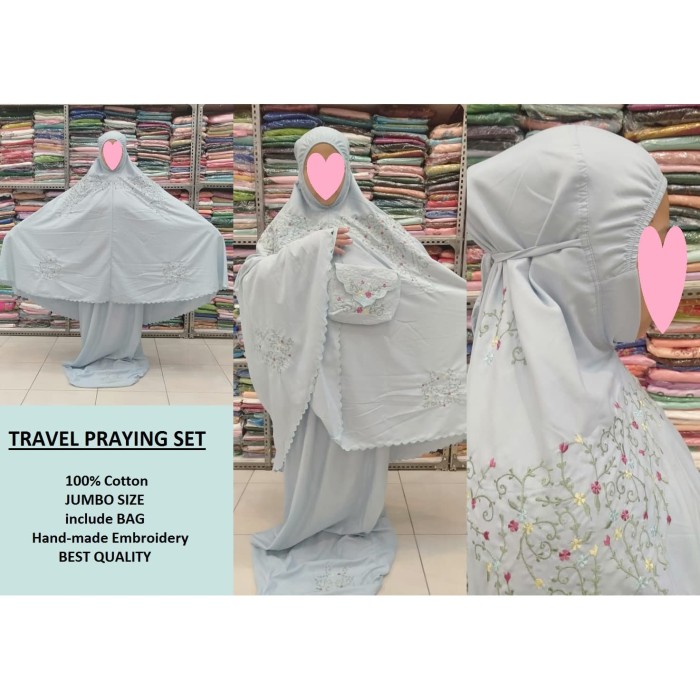 Jual MUKENA  TRAVEL TRAVELEENA ALEENA KATUN MURAH SITI 