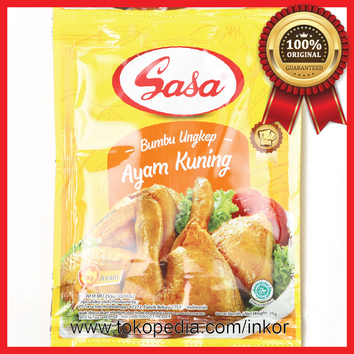 Jual SASA LARASA BUMBU UNGKEP AYAM KUNING RESEP TRADISIONAL SACHET 25GR