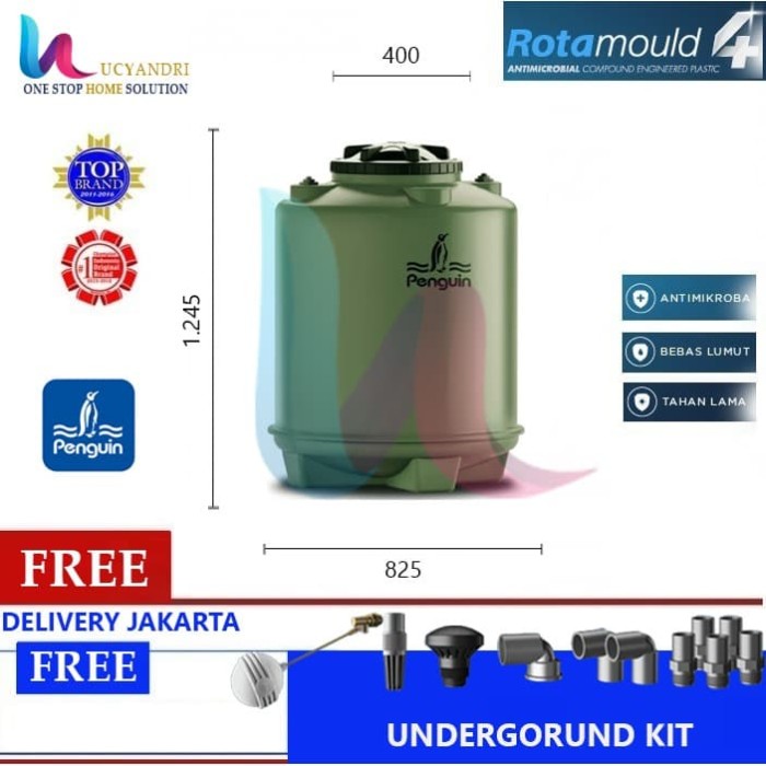 Jual Tangki Tanam Penguin TP 55 Ground Tank Toren Air ...