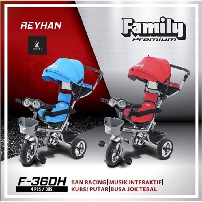 Jual Sepeda  Anak  Roda  Tiga Family  Premium F 360H Kota 