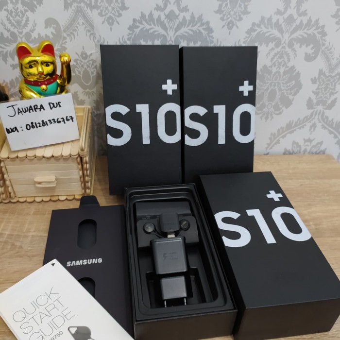Foto Produk Dus box samsung S10 plus s10+ full set ready semua warna dari jawara dus