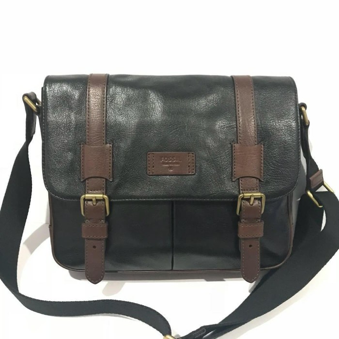Foto Produk Fossil Canyon Commuter Laptop Black. Fossil Men Laptop Bag dari Laristie