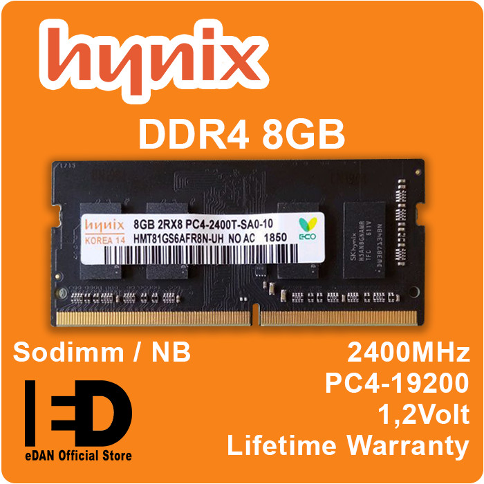 Jual RAM DDR4 8GB PC4 2400R SODIMM LAPTOP NOTEBOOK NETBOOK