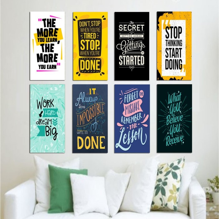 Jual HIASAN  DINDING  POSTER MOTIVASI WALL DECOR RUMAH 