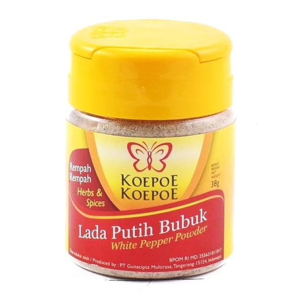 Jual Lada Putih Bubuk Cap Koepoe-koepoe - 38gr - Jakarta  