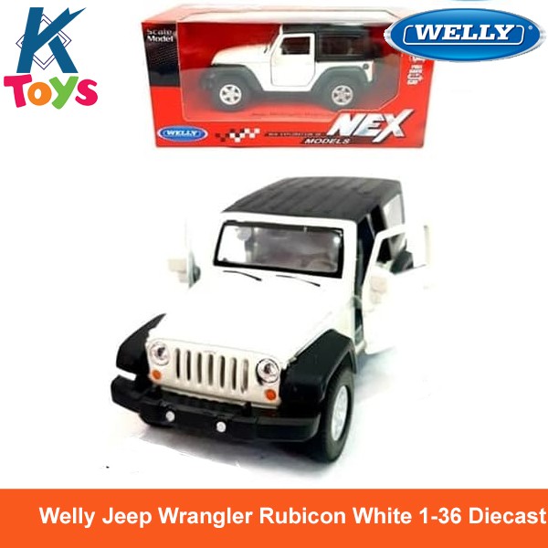 white jeep wrangler toy car