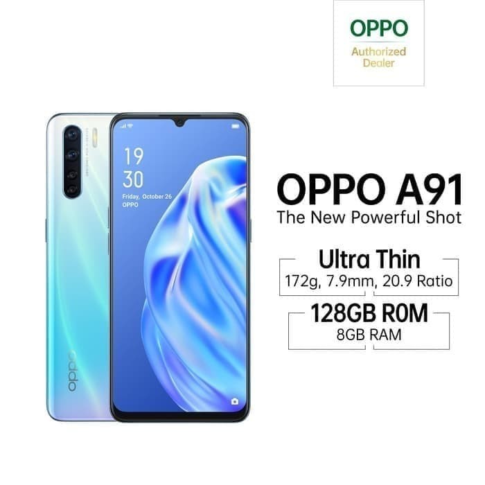 Jual OPPO A91 RAM 8GB / ROM 128GB - GARANSI RESMI OPPO INDONESIA