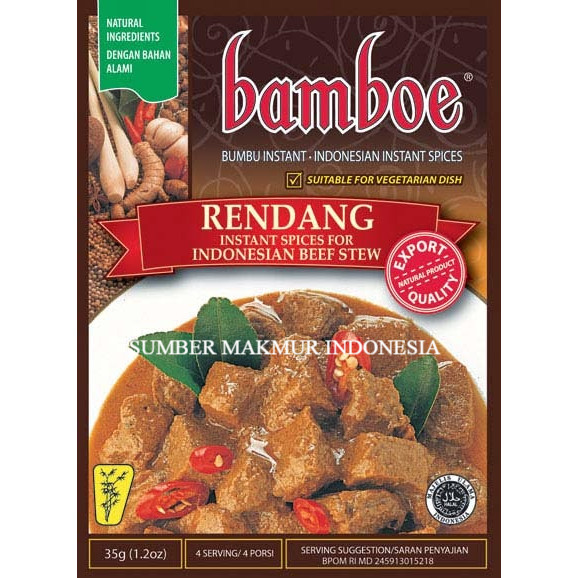 Jual BUMBU INSTANT BAMBOE RENDANG- ECERAN - Jakarta Barat - Sumber