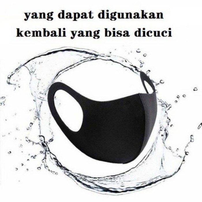 Jual Masker Scuba Waterproof Anti Air Droplet Virus Kain Corona Mask