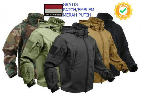 jaket tad shark skin