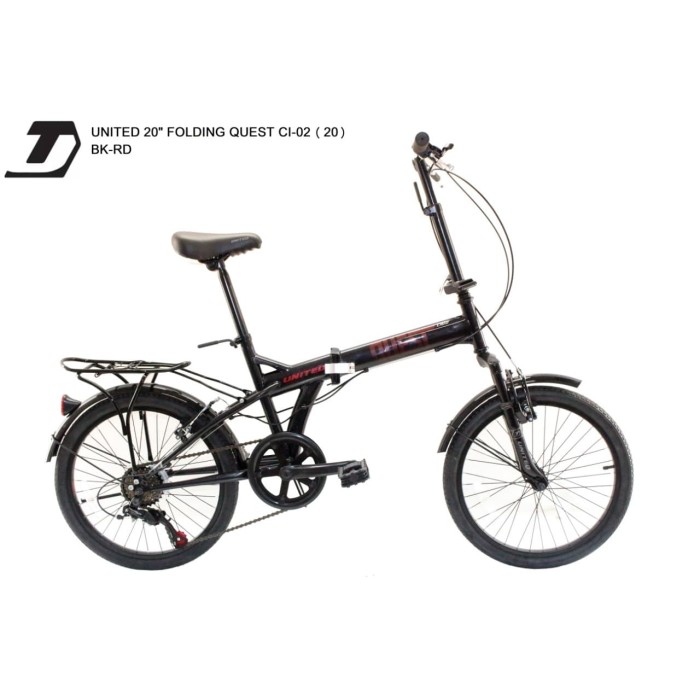  Jual  sepeda  lipat 20  united  quest  01 Kota Depok sumber 