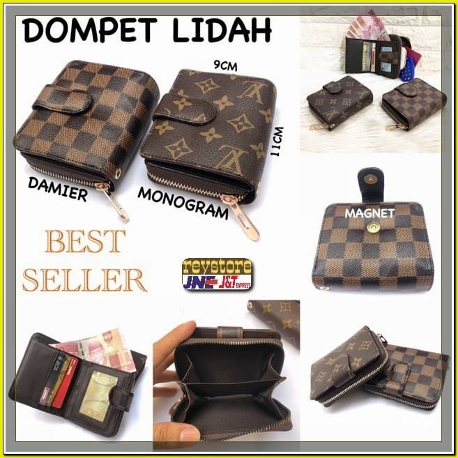 Jual R Dompet Lv Wanita Super Multifungsi Hpo Kecil Dompet Koin Tumpuk Mono Kembang Jakarta Pusat Aqcata Tokopedia