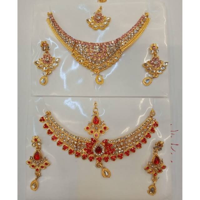 Jual Kalung Set Pengantin India Perhiasan India Jakarta Utara Dhori Inn Tokopedia
