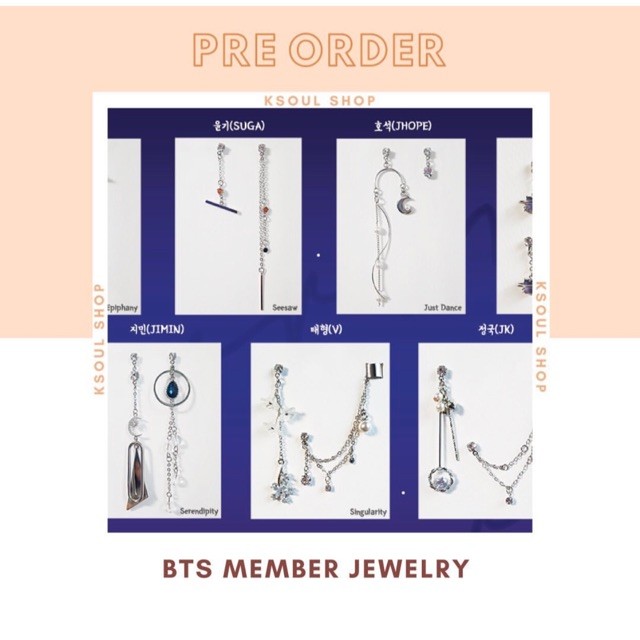 Jual Bts Member Jewelry Kab Bekasi Sanjank Tokopedia