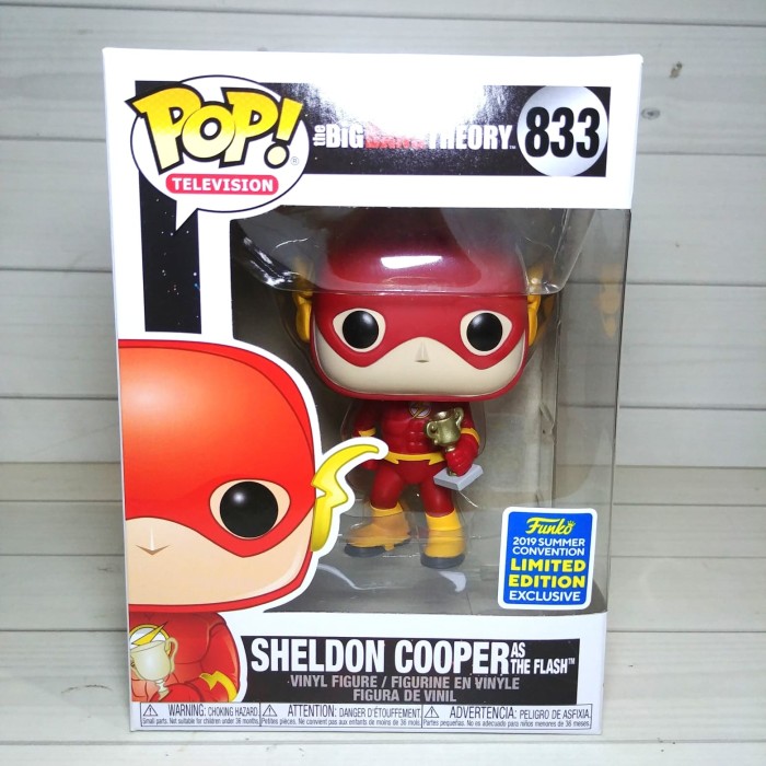 sheldon cooper as the flash funko pop