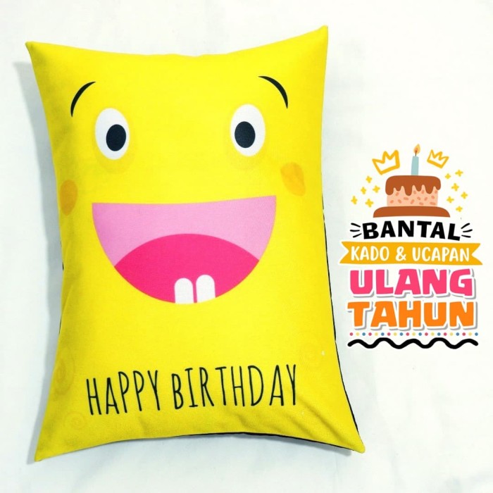 Jual Bantal Kado Ulang Tahun 30x40cm Ready NO PO 