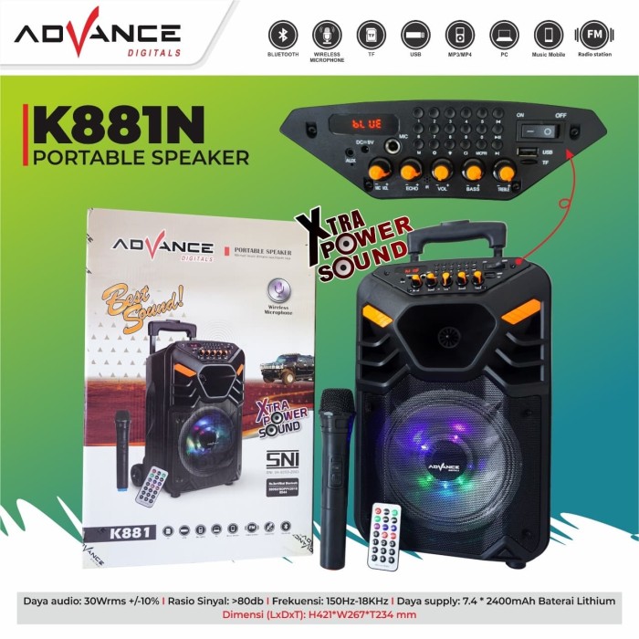 speaker advance 8 inch