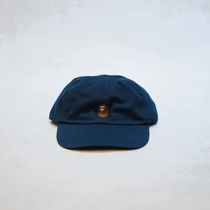 bape ape head embroidery panel cap