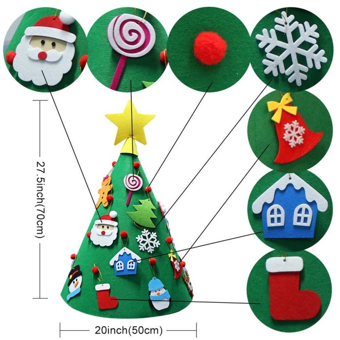 christmas tree with toys