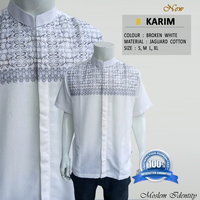 Jual Baju Koko Exclusive Putih , baju koko putih bordir ...