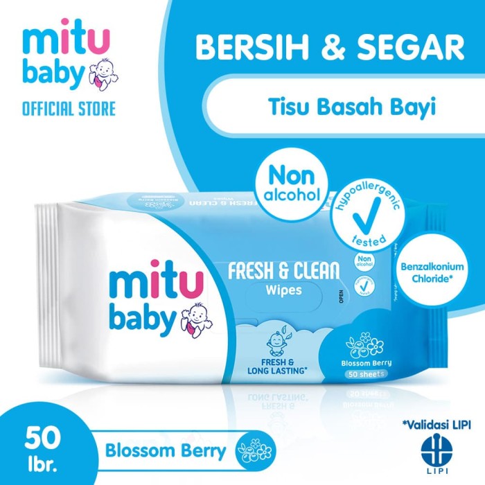 mitu baby fresh and clean wipes