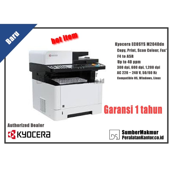 Jual Kyocera M2040DN - Jakarta Pusat - Sumber Makmur HMD ...