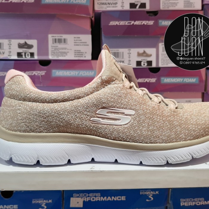 skechers summit mesh pink