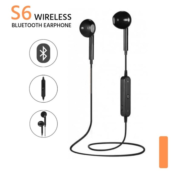 Jual Earphone Bluetooth Samsung S6 Sport Wireless BT Headset Original