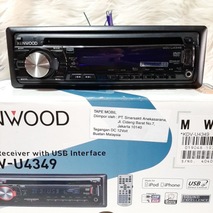 Jual Tape Mobil Single Din Mobil Kenwood Tipe Kdv U4349 Kota Makassar Sbsvariasi Tokopedia