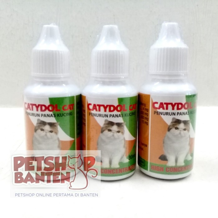 Jual CATYDOL 30 ML  Obat Kucing Penurun Demam dan Panas  Kota Cilegon