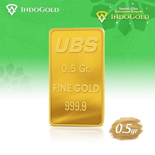 Jual Emas UBS 0.5 Gram Logam Mulia,Garansi Uang Kembali