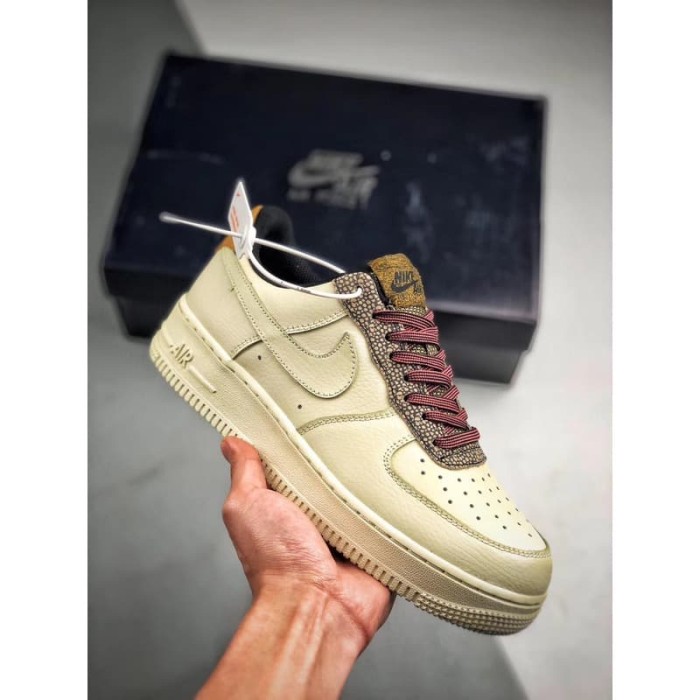 Jual Nike Air Force 1 07 Lv8 Fossil Pk God 1 1 Authentic Kota Surabaya Heavy Monochrome Tokopedia