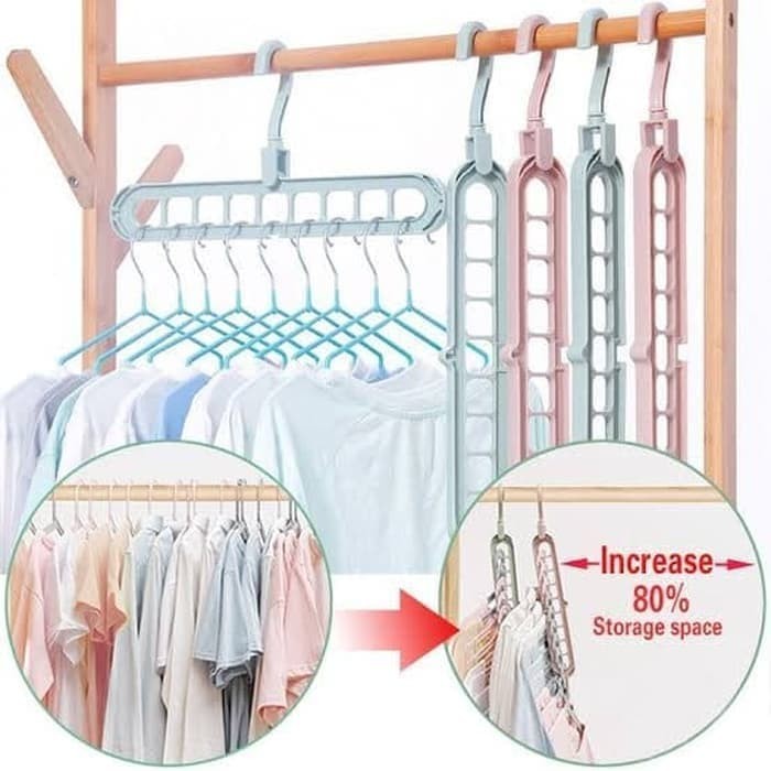 Jual Magic Hanger  Instan Gantungan Baju Lemari  Pakaian  