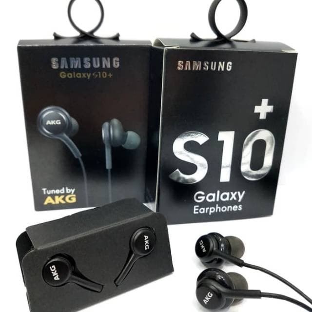 Jual Earphone Handsfree Earpods Headset AKG Samsung S10 S9 PLUS