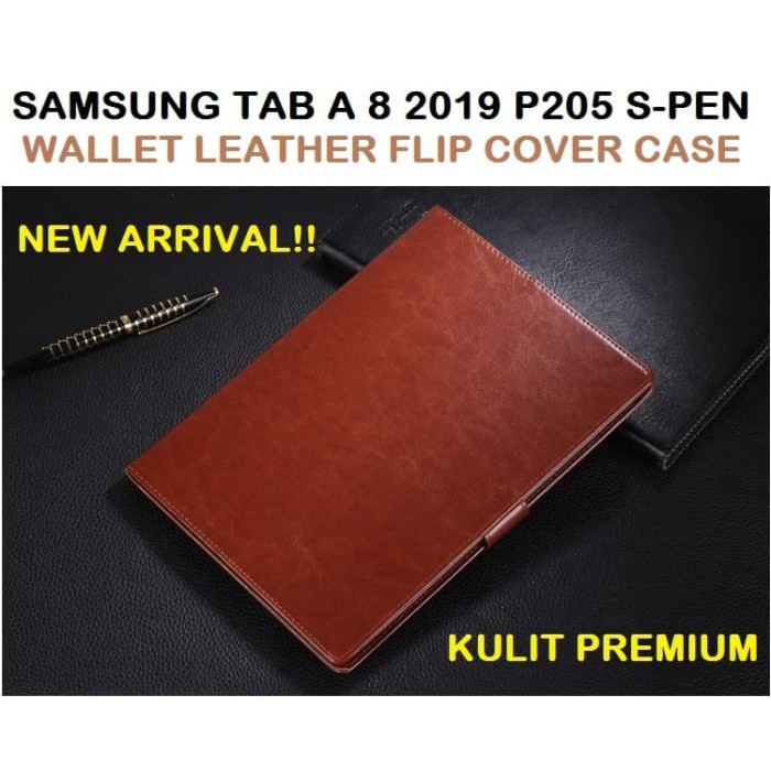 Jual Samsung Tab A 8 Inch A8 2019 P205 S-Pen Leather Flip