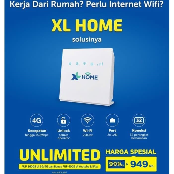 Jual Home Router XL Unlimited MOVIMAX MV008 Garansi Resmi  